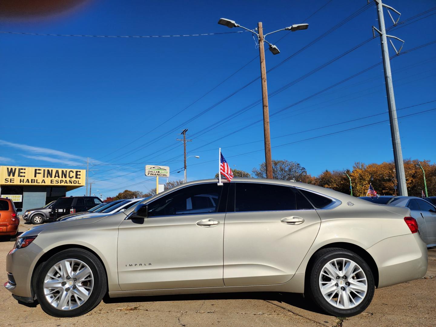 2014 GOLD Chevrolet Impala LS (2G11Y5SL5E9) , AUTO transmission, located at 2660 S.Garland Avenue, Garland, TX, 75041, (469) 298-3118, 32.885551, -96.655602 - Welcome to DallasAutos4Less, one of the Premier BUY HERE PAY HERE Dealers in the North Dallas Area. We specialize in financing to people with NO CREDIT or BAD CREDIT. We need proof of income, proof of residence, and a ID. Come buy your new car from us today!! This is a very well cared for 2014 Ch - Photo#7